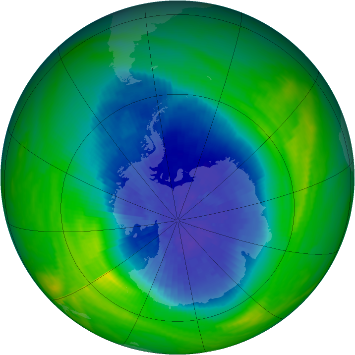 Ozone Map 1984-10-01